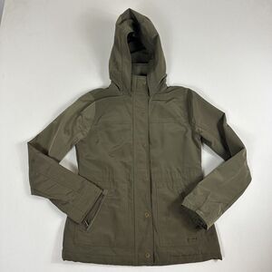 ABERCROMBIE & FITCH‎ WOMENS S HOODED TECHNICAL WATER WIND RESISTANT JACKET COAT